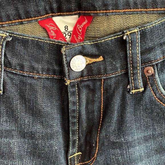Lucky Jeans Sweet n Low size 8 size 29 dark blue - Picture 2 of 10